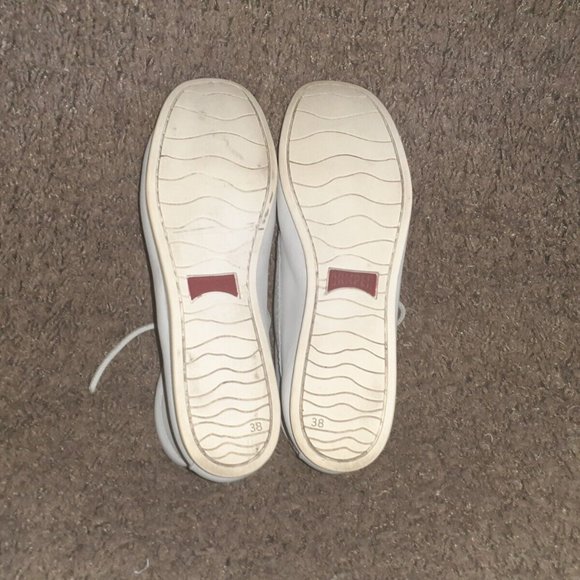 CAMPER X LOREAK MENDIAN-Moccasin Boot-Light Gray Leather-Sz 38-Near Mint-RARE-HT - Picture 8 of 8